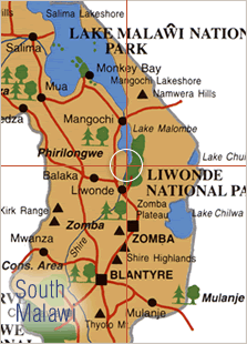 Liwonde Malawi Map