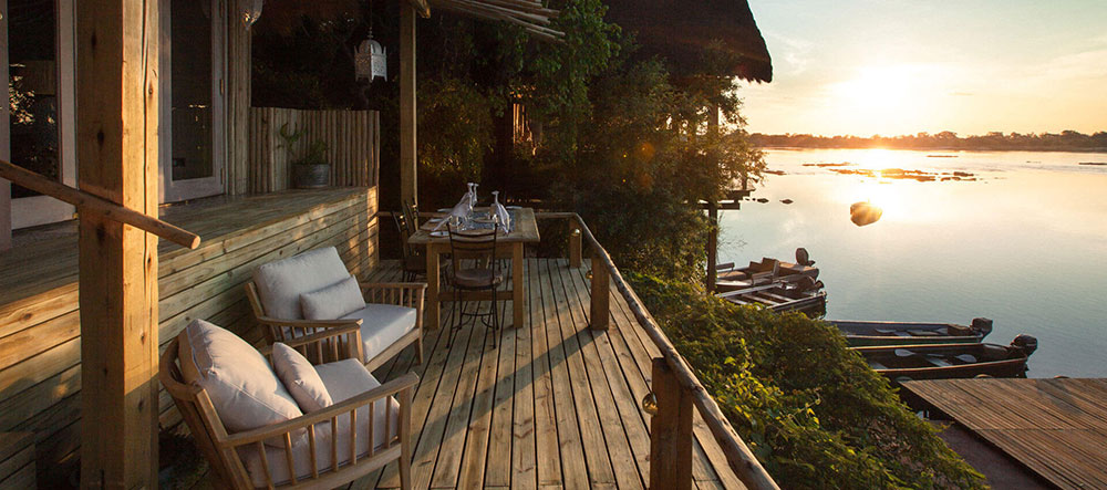 tongabezi private deck river cottage